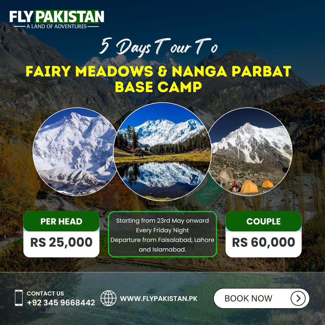 Book Deal 5 Days Tour To Fairy Meadows And Nanga Parbat Base Camp
